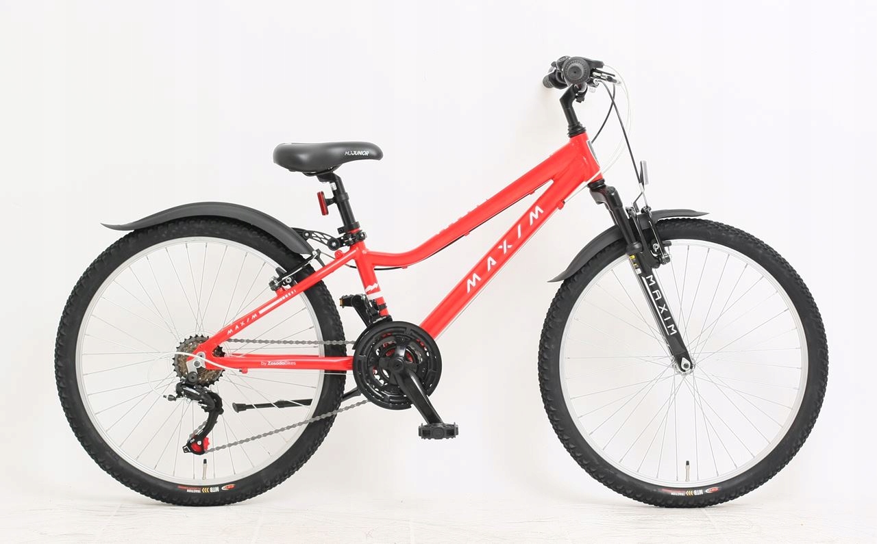 Rower Maxim Mj 4.4 Czerwony 12" Alu 24"