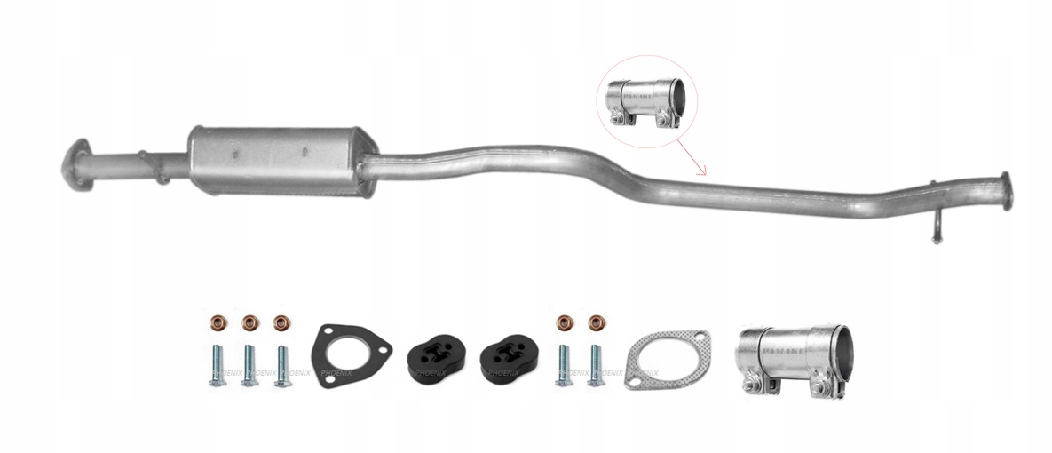 Daewoo Evanda 2.0 84-109 kW (2000-2006) Tlumič