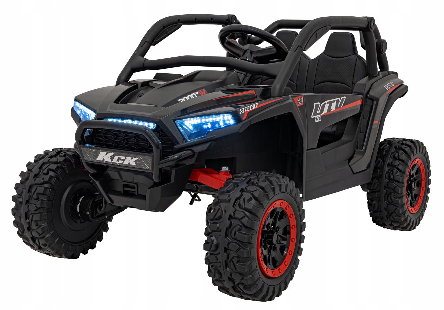 Auto Pojazd Na Akumulator 24V Buggy 4x4 Kck 4x70W MP3 Led Skóra Pilot Eva