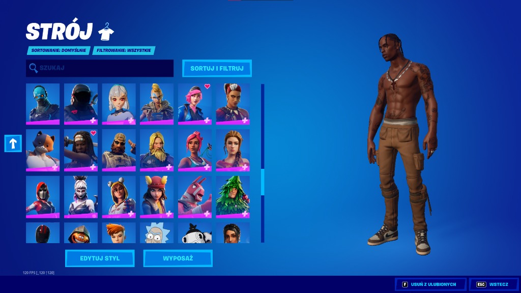KONTO FORTNITE TRAVIS MARVEL OMEGA PREDATOR GHOUL Platforma PC