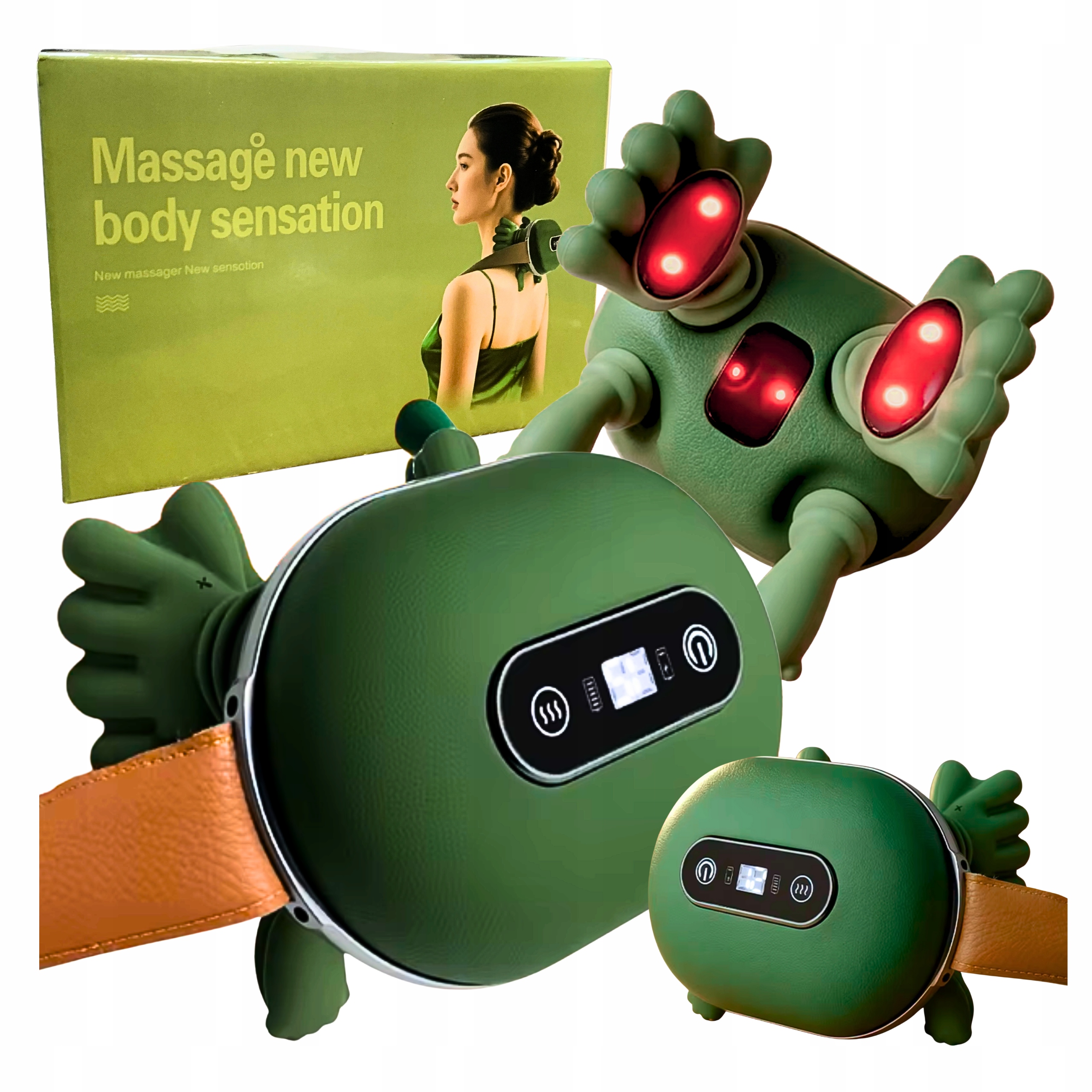 Bioniczny Masażer Szyi i Ramion Podgrzewany Masażer Pleców Elektryczny