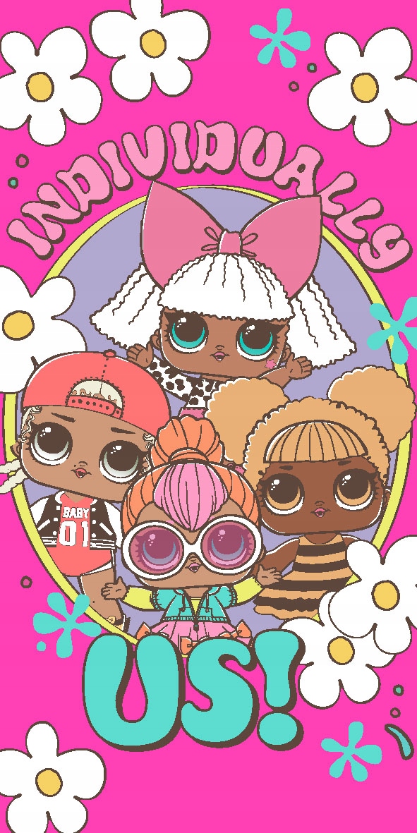 DUŻY RĘCZNIK KĄPIELOWY 70X140 PLAŻOWY BAWEŁNA LOL SUPRISE