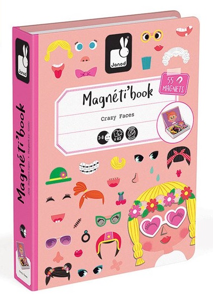 

Magnetyczna Układanka Magnetibook Śmieszne Buzie
