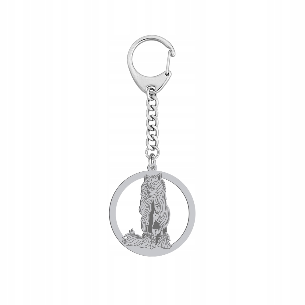 Čínský hřebínek Nagi Přívěsek Na Klíče na klíče Stříbro 925 Dárek Gravírování Bonus