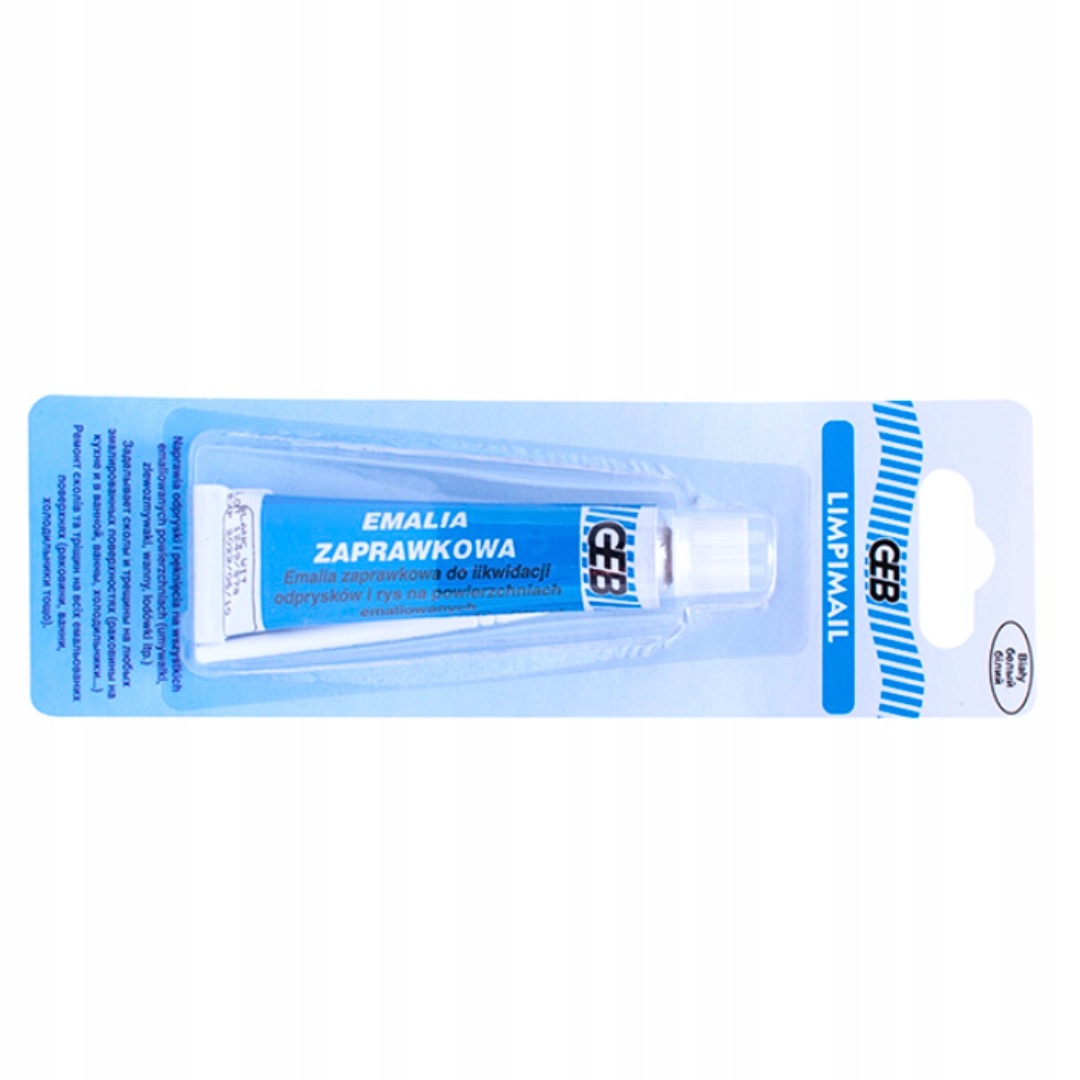 Emaliza Zaprawkowa 20ml + Pędzelek do Wanny Pralki Umywalki RENOWATOR Producent Geb