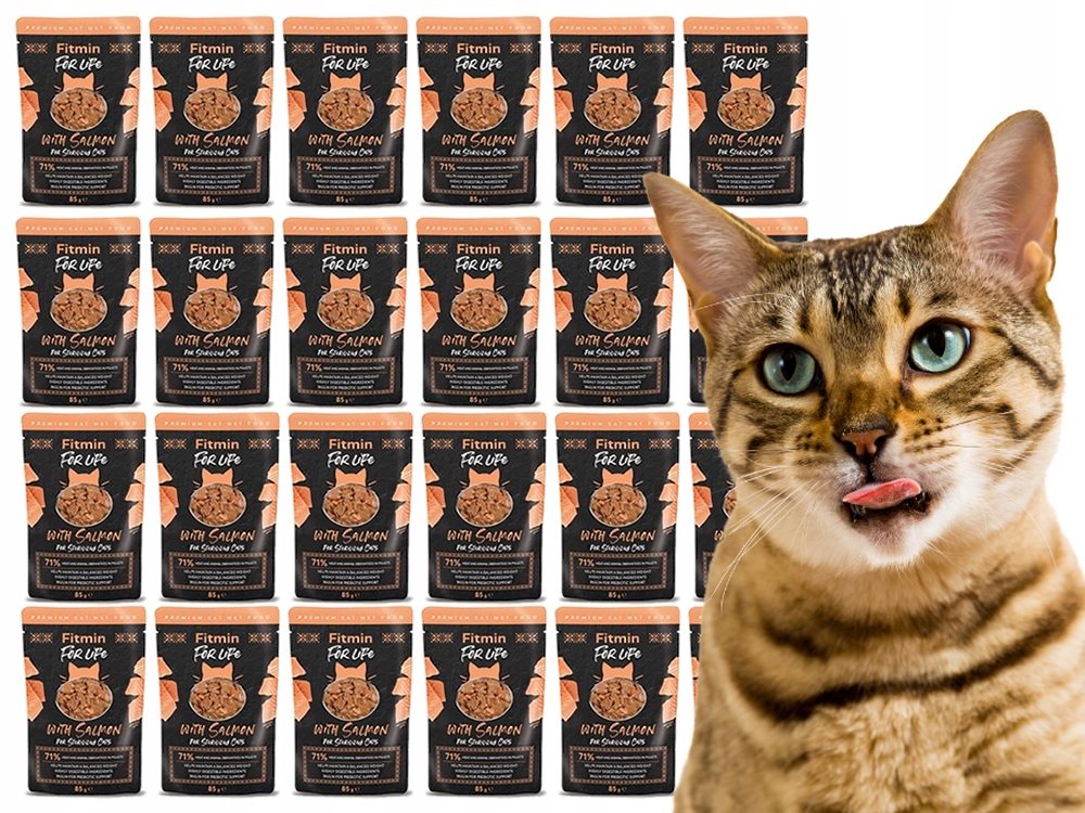 Levně Fitmin Cat For Life Sterilizovaný Losos 24x 85g