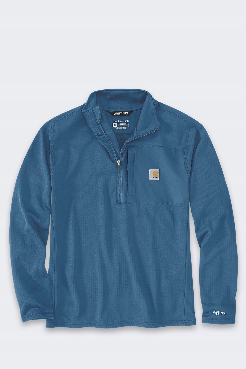 Tričko Carhartt Force Mock Neck Dark