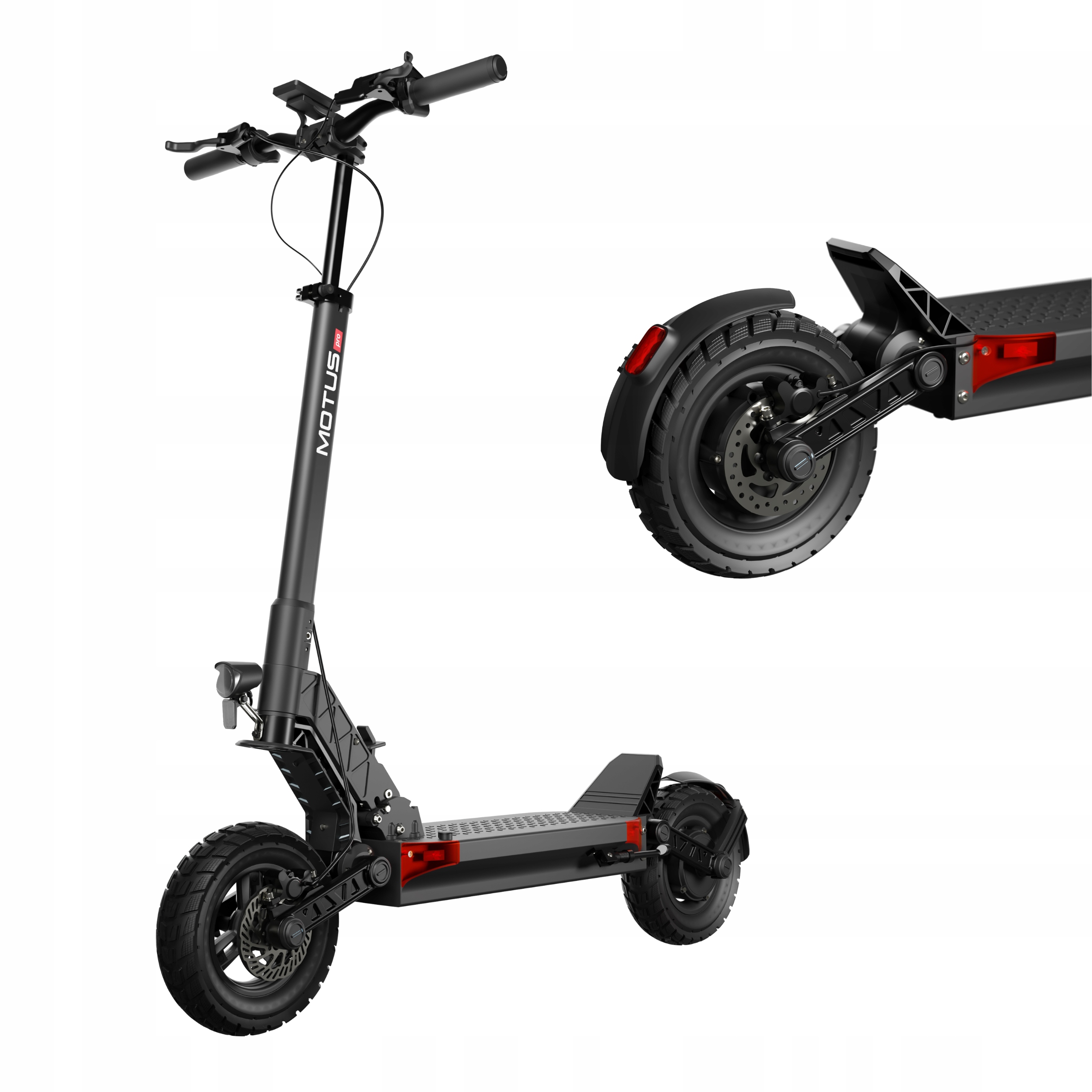 Motus PRO10 elektrické vozidlo 1400W baterie 18Ah dojezd až 70 km 50 km/h