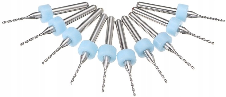 

10 x Mini Wiertło 0,6mm Modelarskie Widiowe Cnc