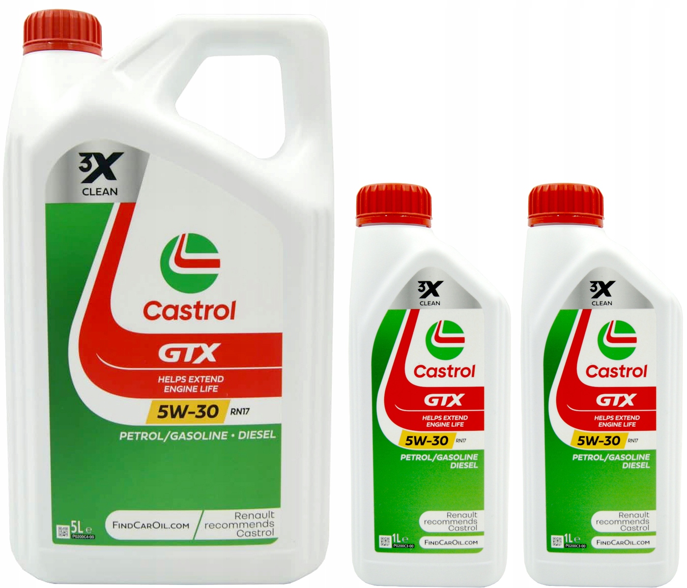 Motorový Olej Castrol Gtx 5W30 RN17 Renault 7L