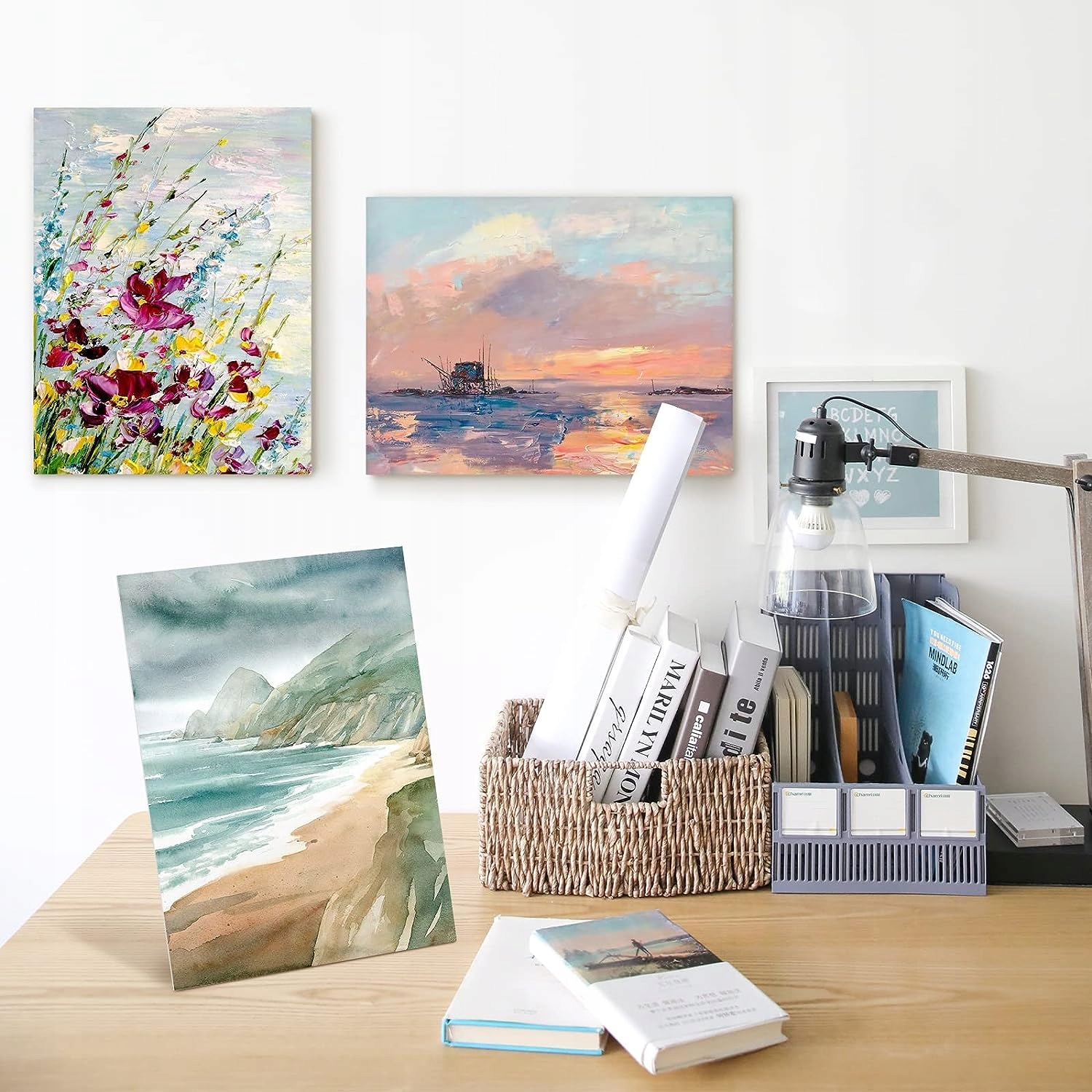 PŁÓTNO MALARSKIE 24x30 PODOBRAZIE DO MALOWANIA PODKŁAD MALARSKI TABLICA x3 Szerokość produktu 24 cm