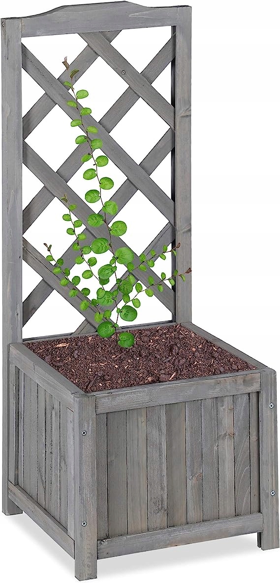Pergola dřevo Relaxdays mřížka 90 cm
