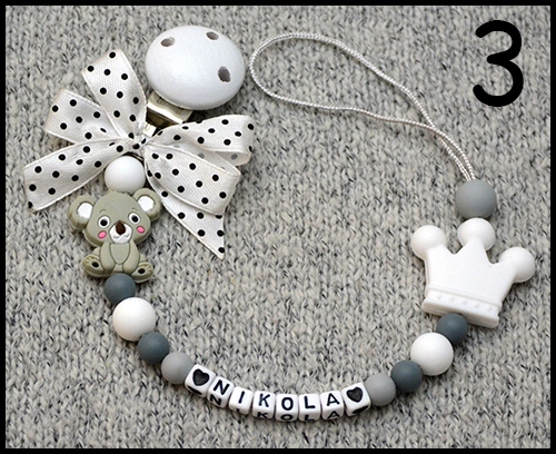 ZAWIESZKA SILIKONOWA Z IMIENIEM DO SMOCZKA WZORY Marka bez marki