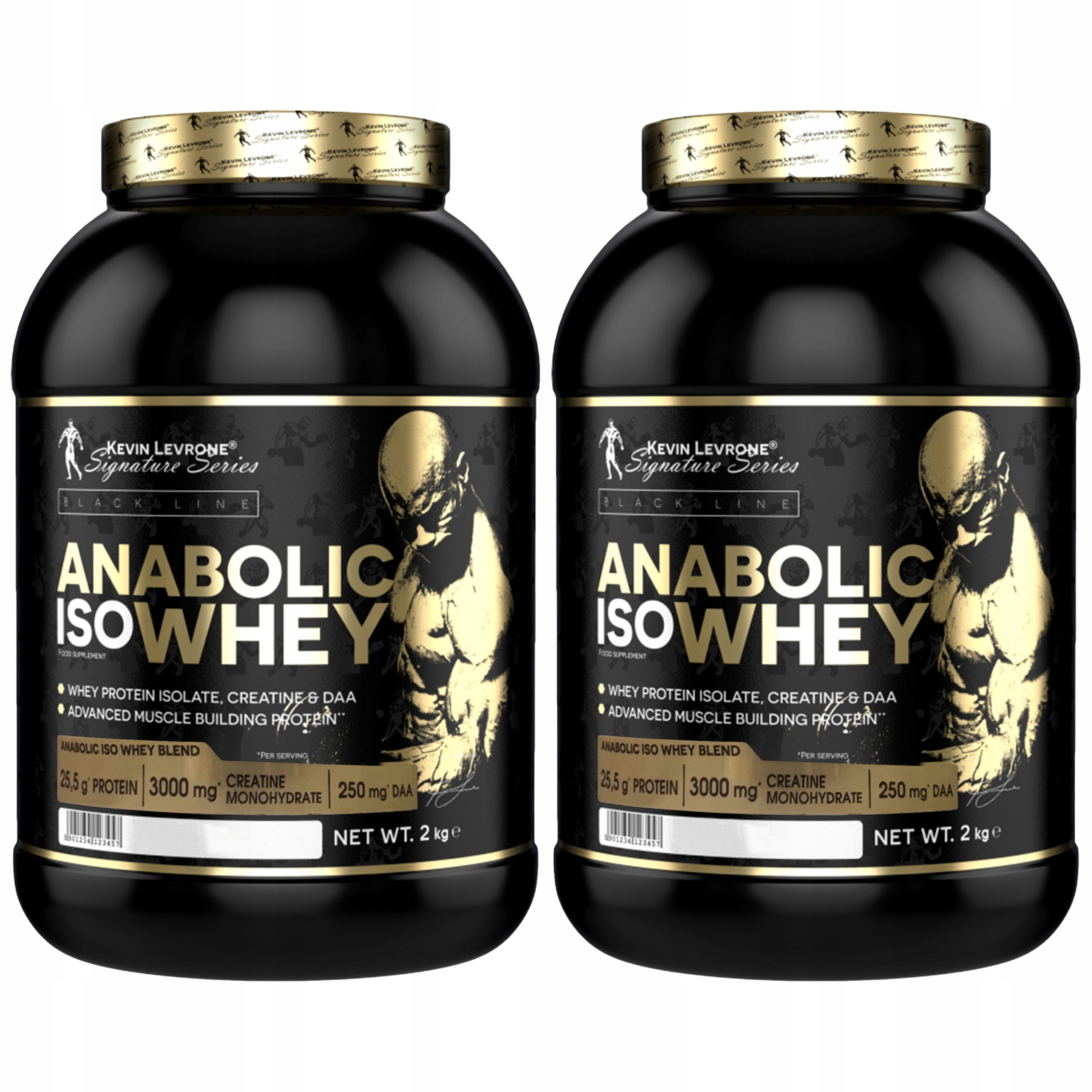 2x Kevin Levrone Anabolic Iso Whey 2000g Izolát Wpi
