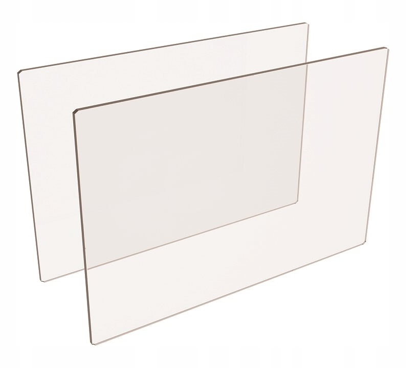 SZYBA KOMINKOWA DO KOMINKA ŻAROODPORNA 30,5x21 cm