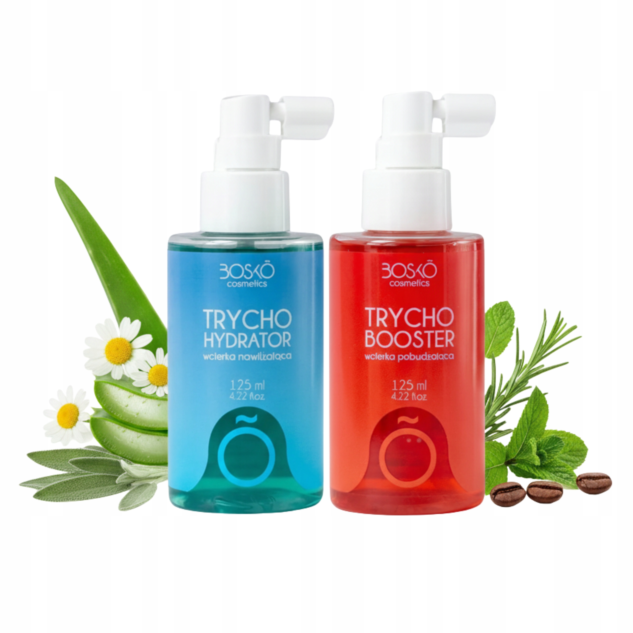 Trychobooster Wcierka Pobudzająca Trychohydrator Wcierka Nawilżająca Zestaw