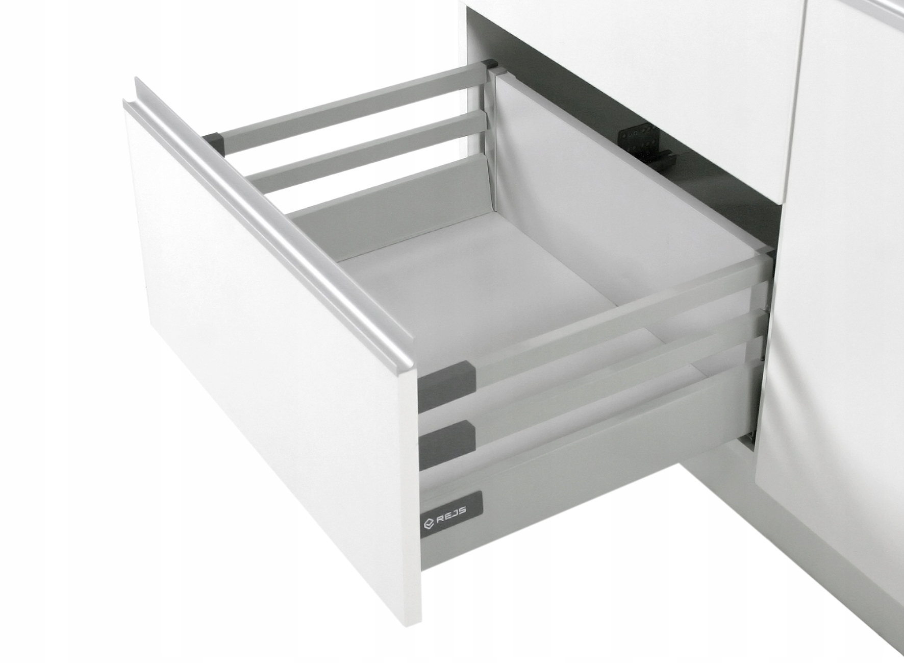 

Szuflada Comfort Box L400 Szara H204 Miękki Dociąg