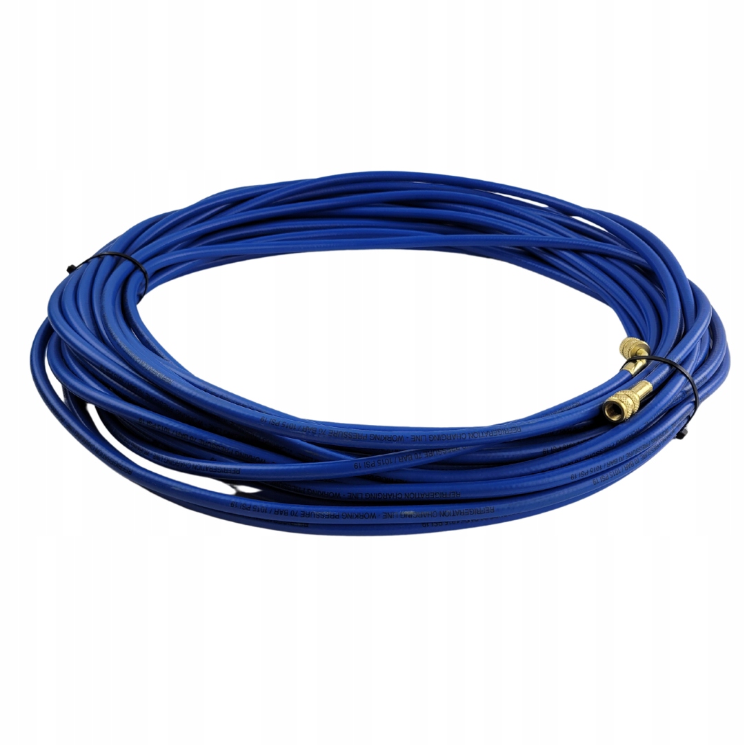 Wąż serwisowy 1/4" Sae niebieski 10m
