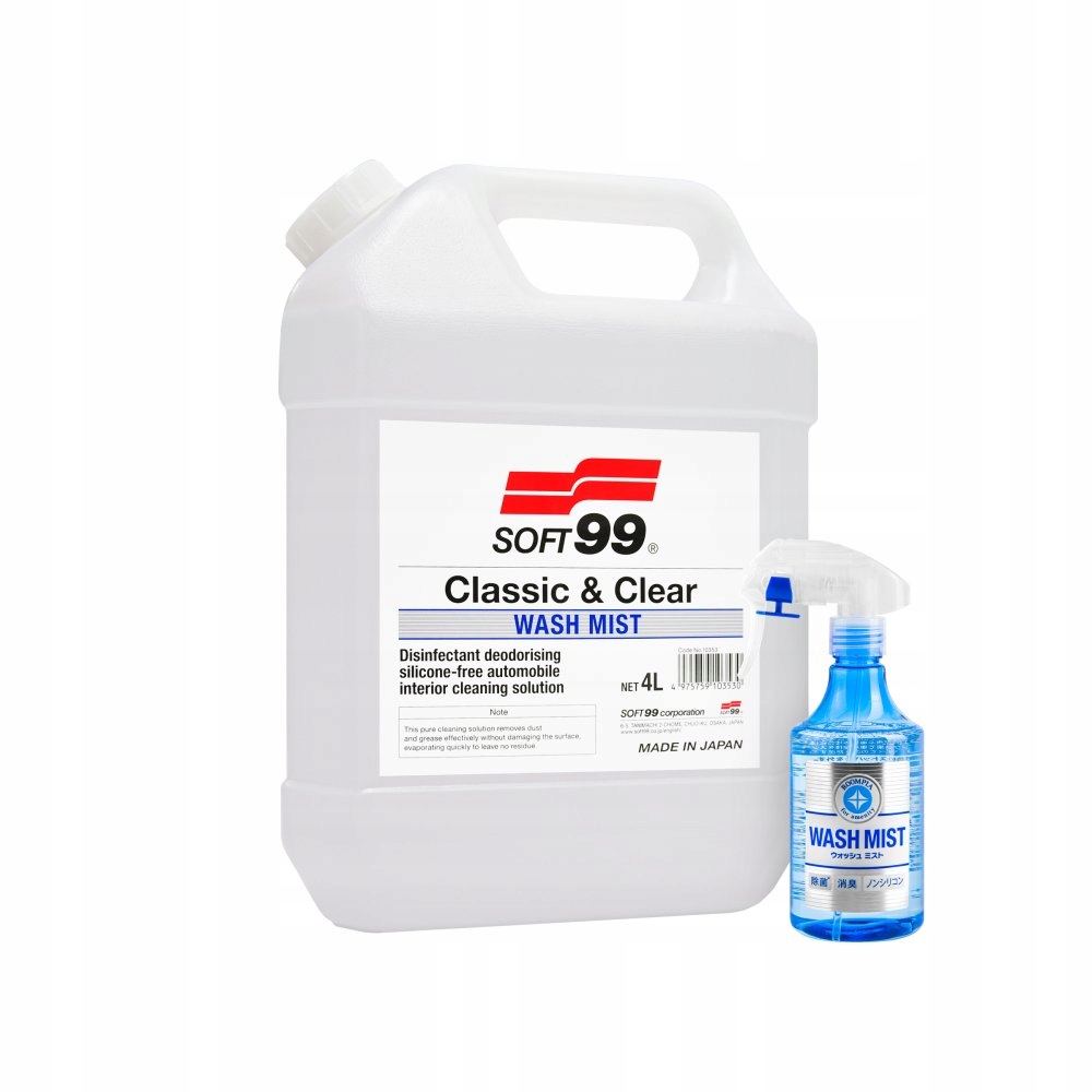 Soft99 Wash Mist 4L čistič a oživovač interiéru