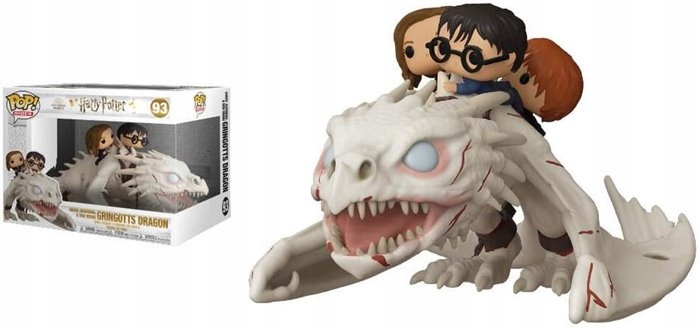 Funko Pop Harry Potter 93 Železný drak ukrajinský s Harrym, Ronem a Hermionou Fi