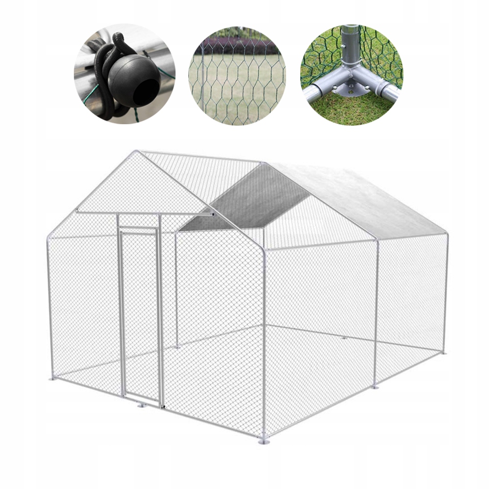 Zadaszona zagroda, klatka dla zwierząt domowych i ptactwa Zipper ZI-CR342