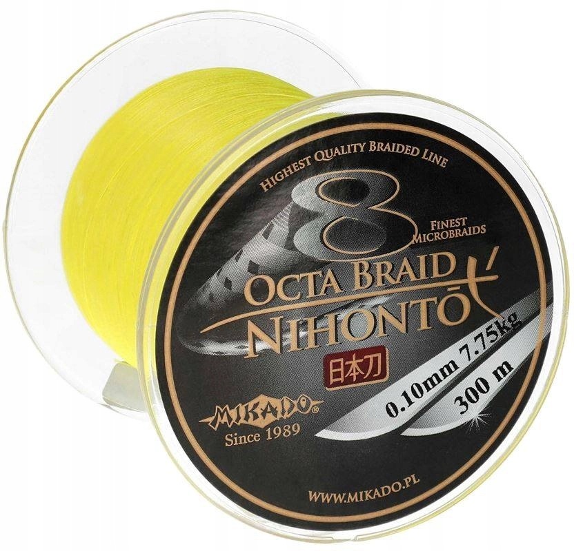 Plecionka Mikado Nihonto Octa Braid 0,26mm| fluo 300m