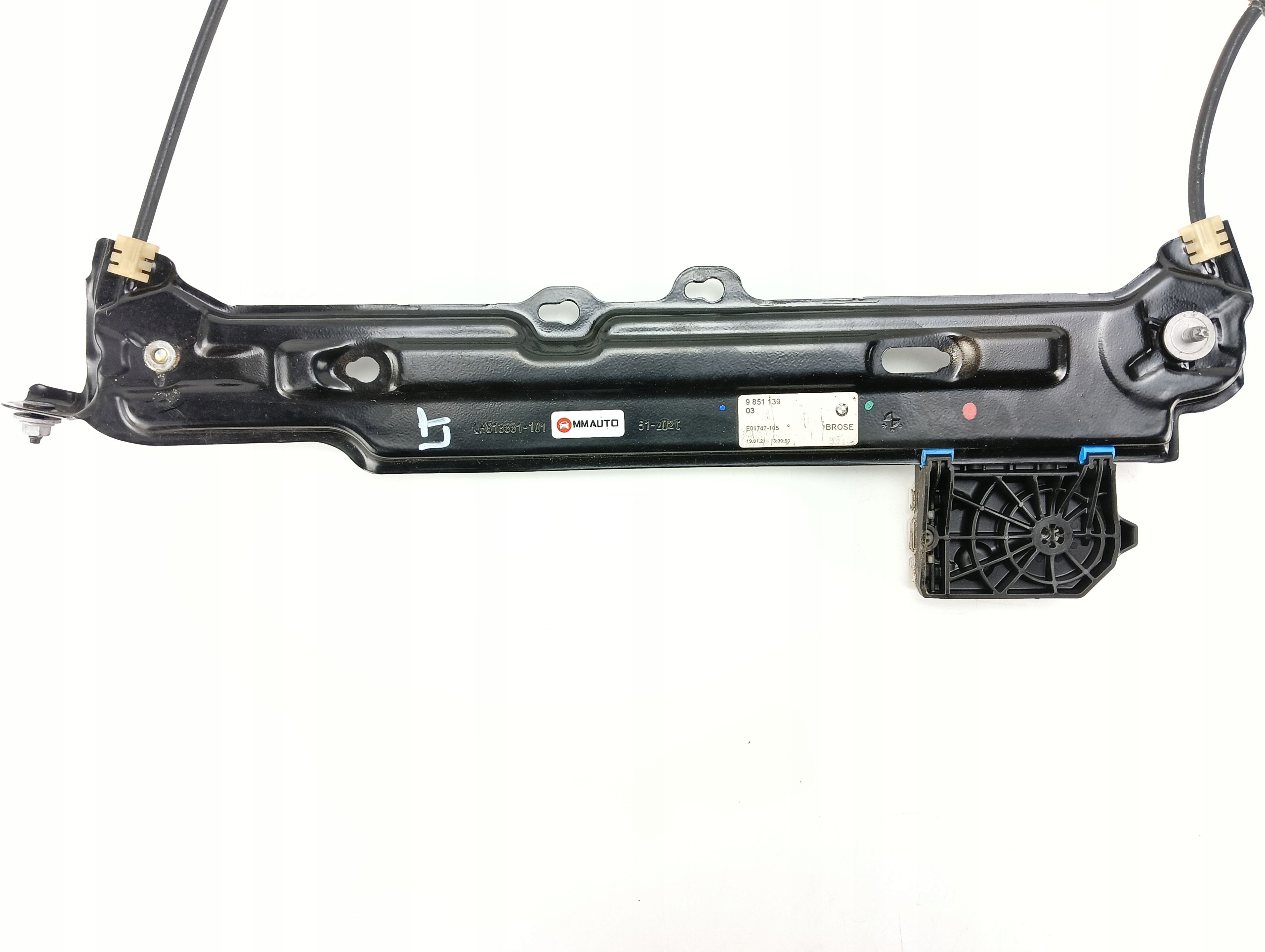window regulator left rear part BMW 2 F44 9850393 9851139