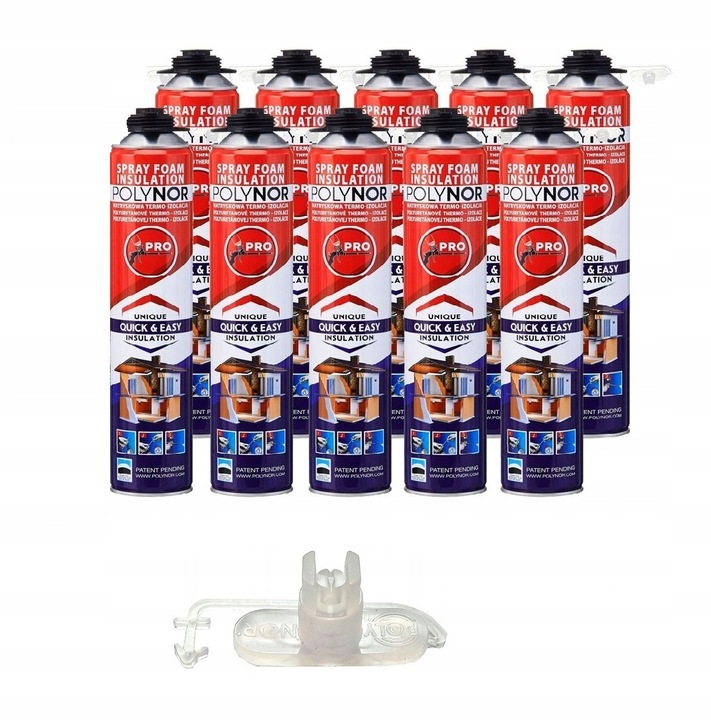 Polynor Pro izolační stříkací pěna pur Zateplení Podkroví Garáže