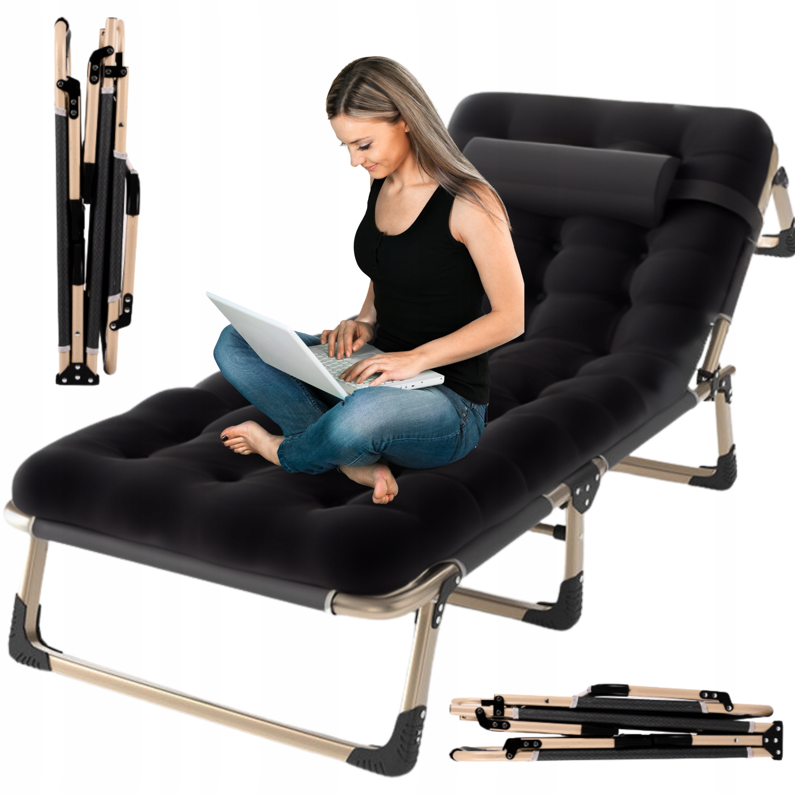 Łóżko Turystyczne Łóżko Składane Łóżko Polowe Premium