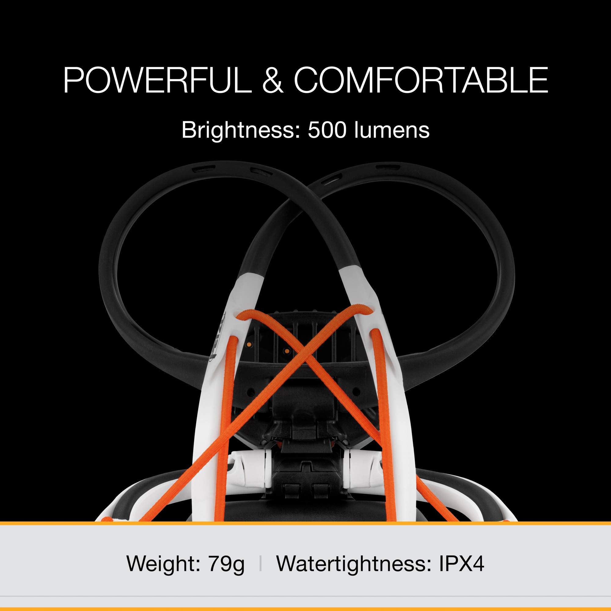 PETZL Czołówka IKO CORE 500 Lumen Czarna Z Akumulatorem CORE — miniatura 4
