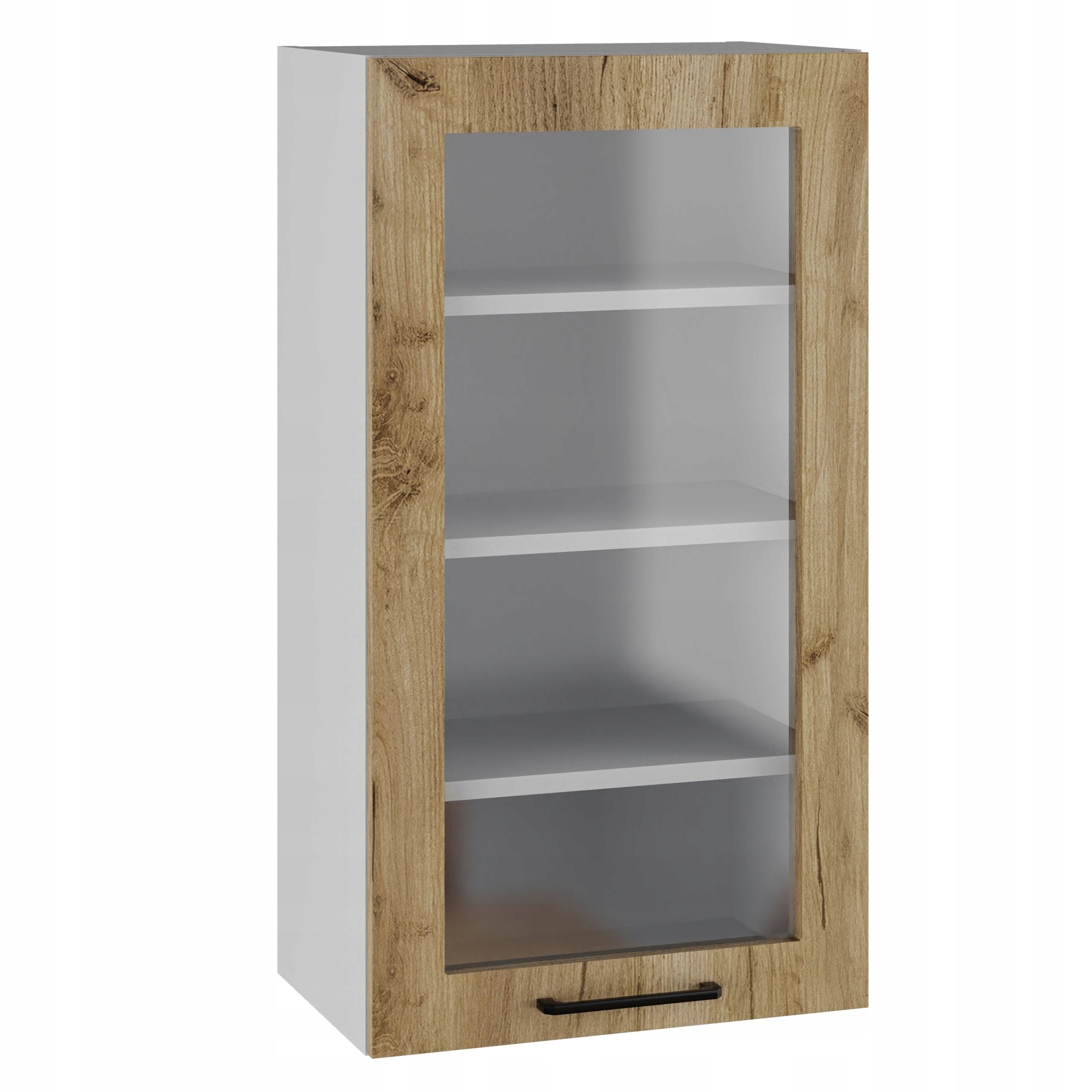 Kuchyňská skříňka horní vitrína 50/92 Tafla Dub Craft Zlatý