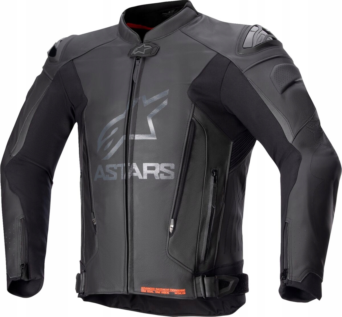 Kožená Bunda Alpinestars Na Motocykel Pánska Gp Plus V4 Black 50