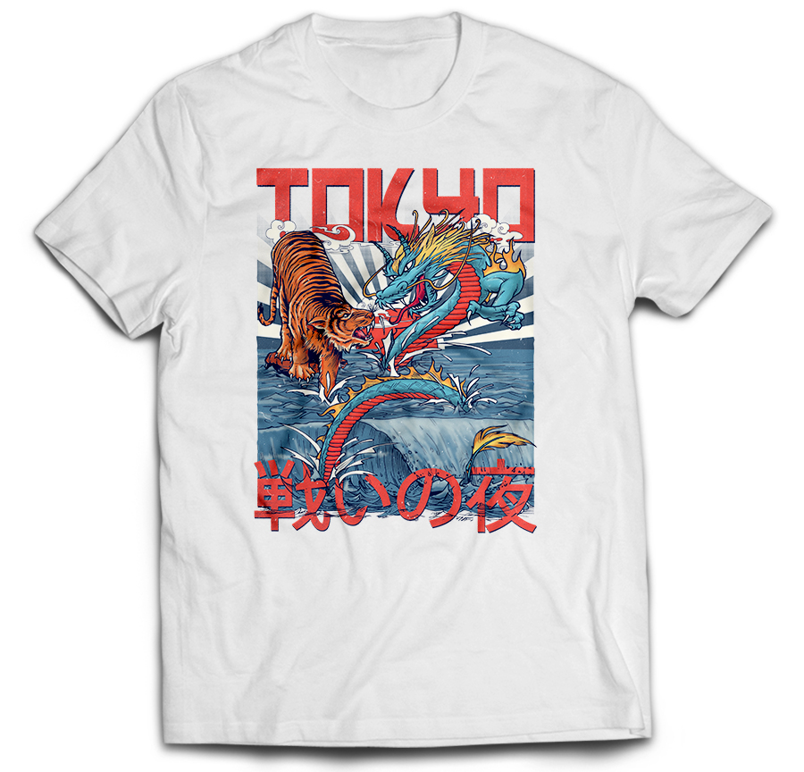 

Tokio Smok Dragon Tygrys Manga Anima Japonia M