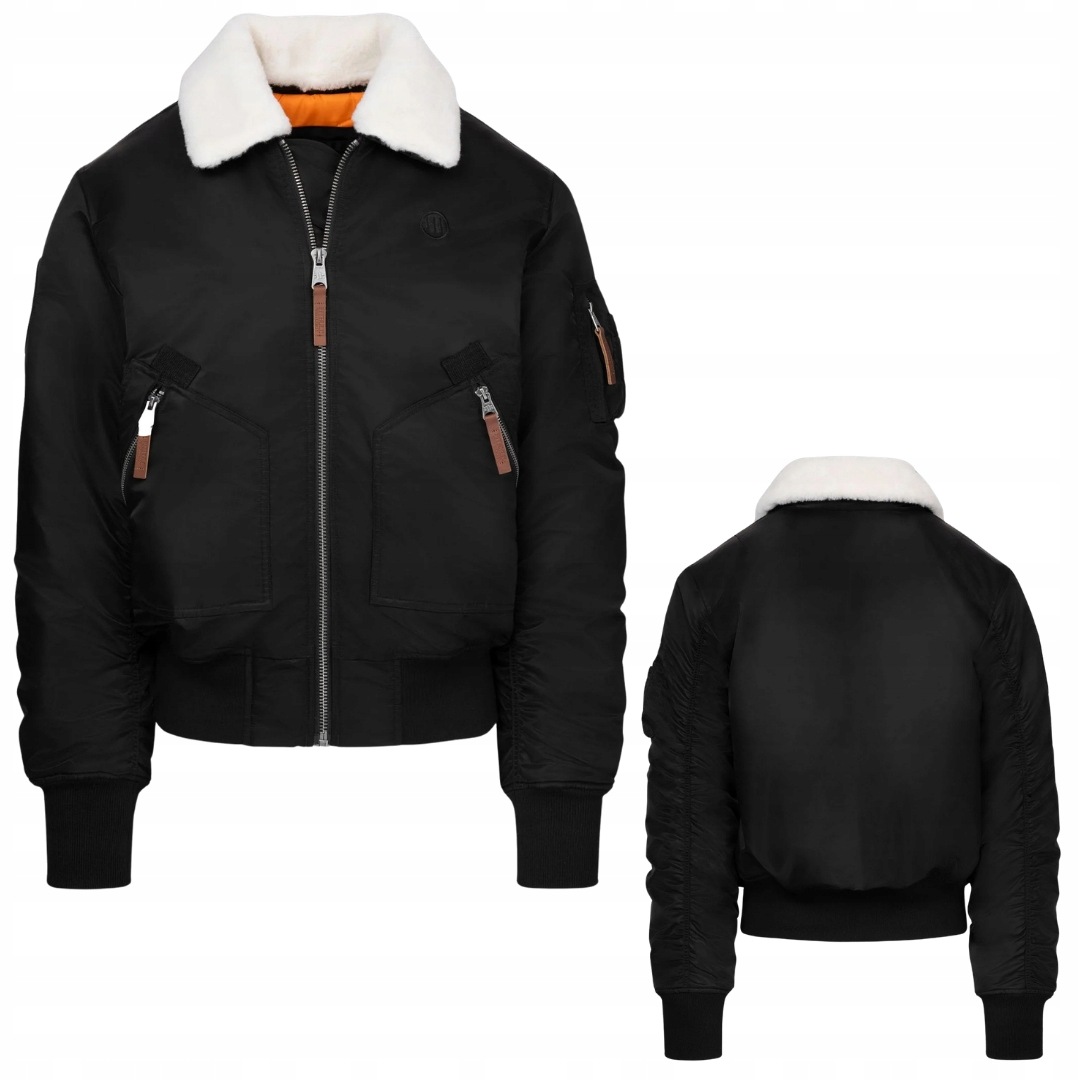Pitbull West Coast Zimní Bunda Bomber Harwood MA1 Jacket Černá S
