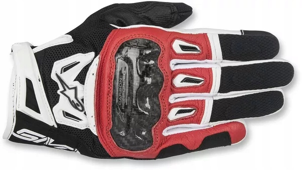 Rukavice Alpinestars SMX-2 Air Carbon v2 čierno/červeno/biele XL