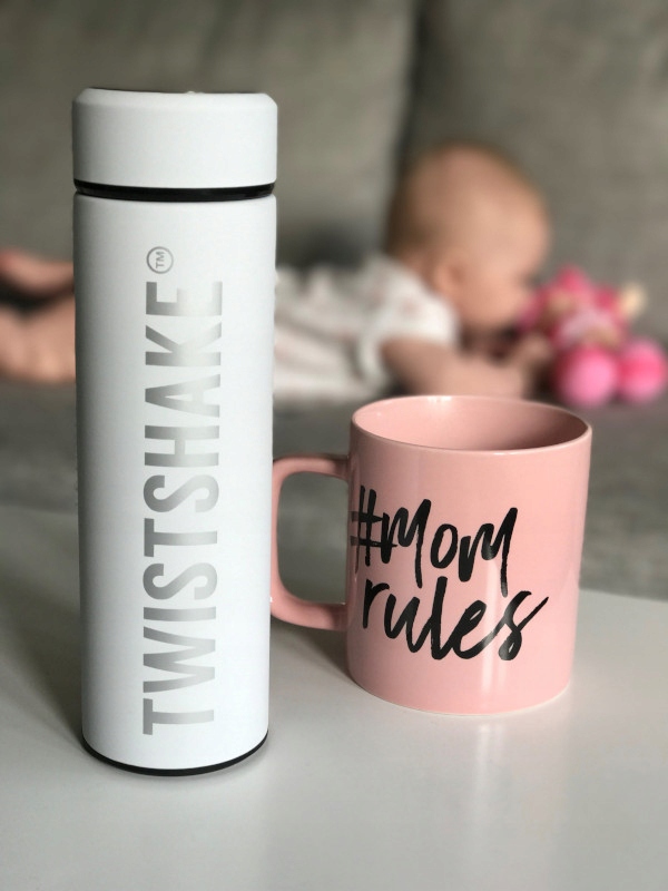 Twistshake Termos na napoje biały 420ml Marka Twistshake