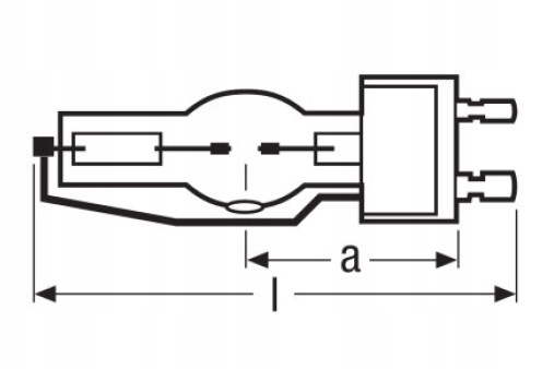 Osram HTI 1200W/SE GY22 1200W 4050300371153 Marka Osram