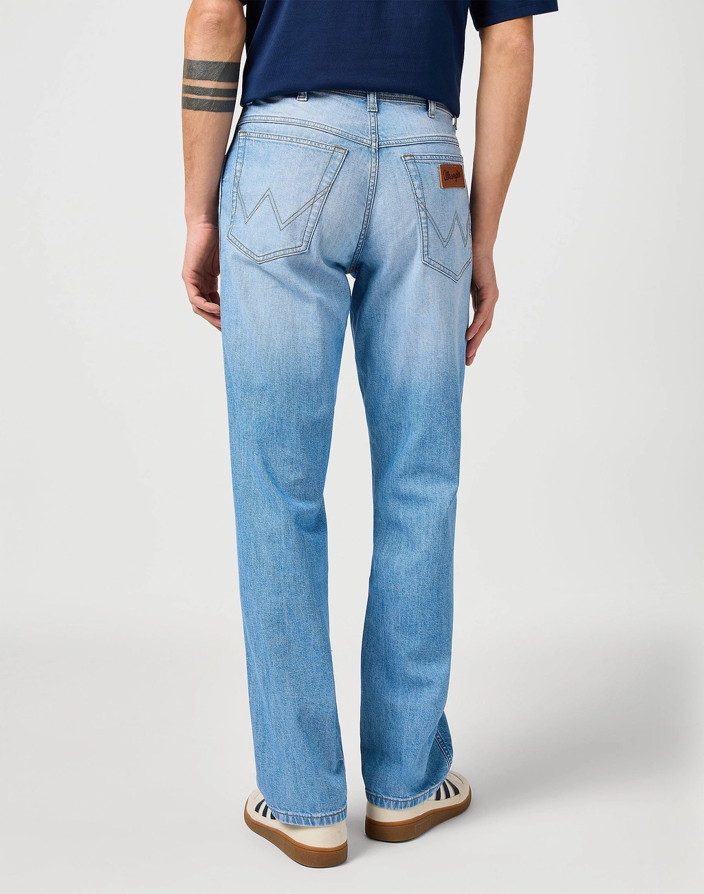 Męskie spodnie jeansowe proste Wrangler Texas Slate Shade 112364457 30/30