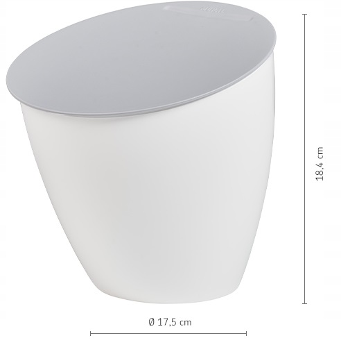 MEPAL KOSZ NA BLAT KUCHENNY ODPADKI OBIERKI RESZTKI POKRYWKĄ CALYPSO 2,2 L Pojemność 2.2 l