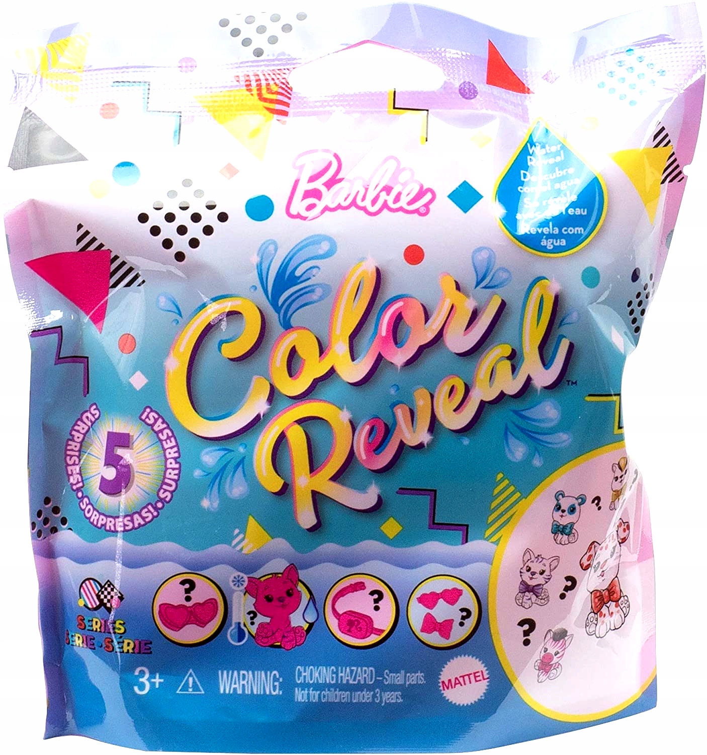 

Barbie Color Reveal Monochrom Zwierzątko GTT11
