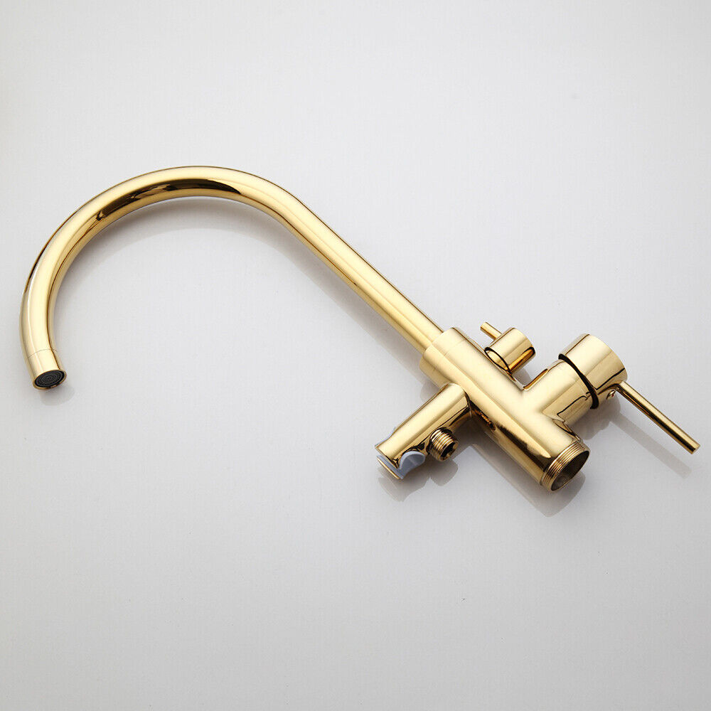 ZŁOTY KRAN BATERIA WOLNOSTOJĄCA DO WANNY PODŁOGOWA Linia ALEO