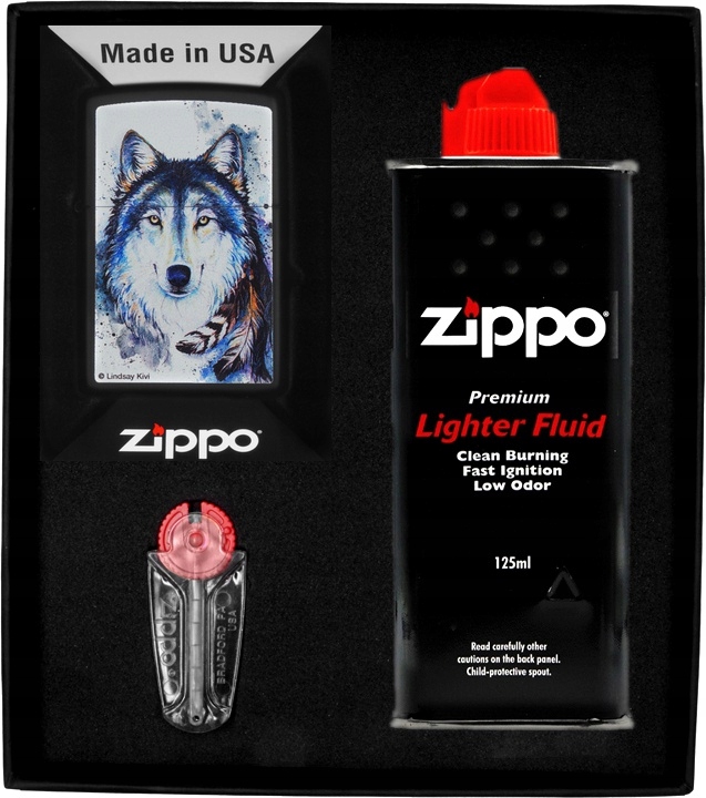 Sada Zippo Zapalovač Liindsay Kivi dárkový No1