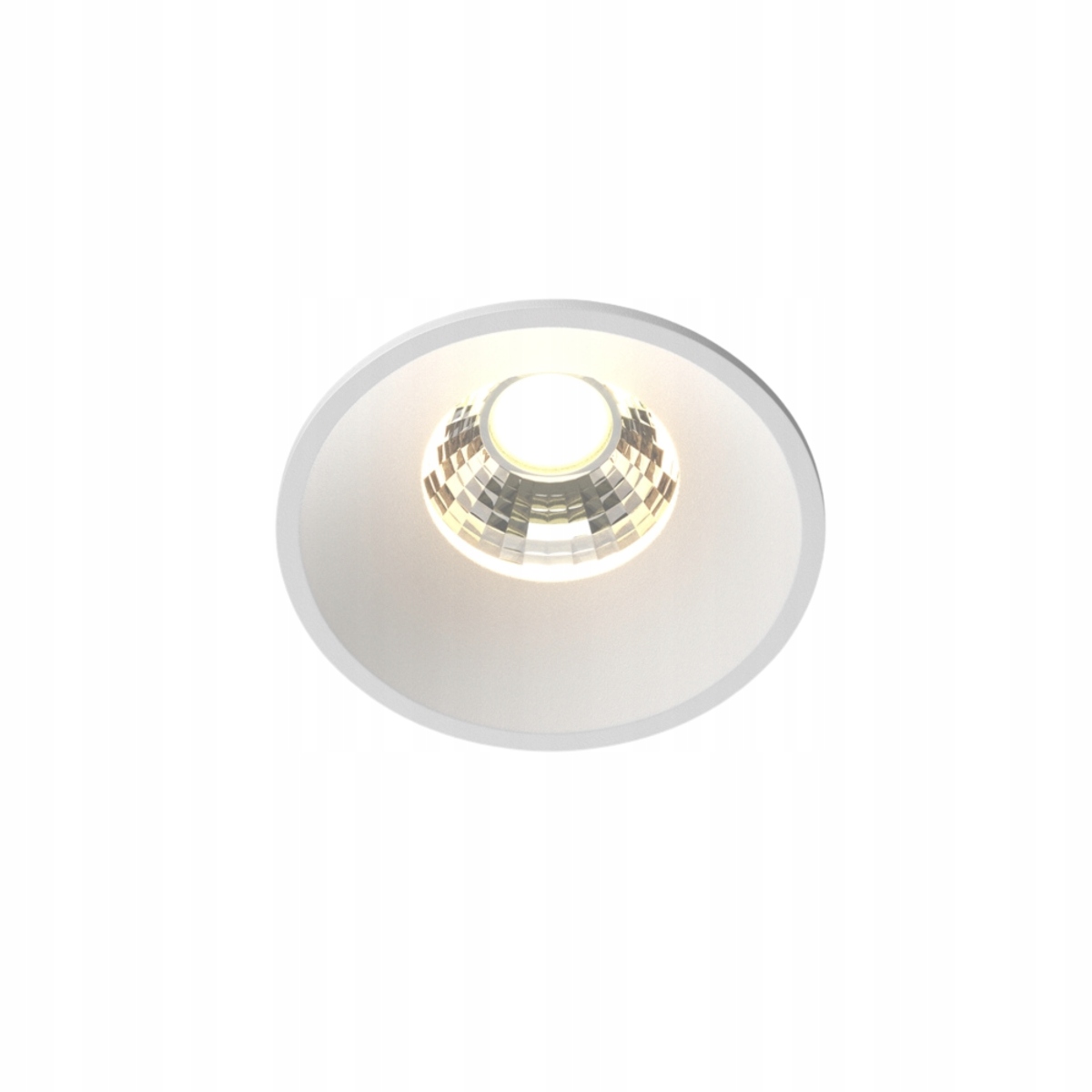 Maytoni Round Led 7W Bílá Zapuštěné svítidlo Kulaté Stropní Svítidlo IP20 Hliník