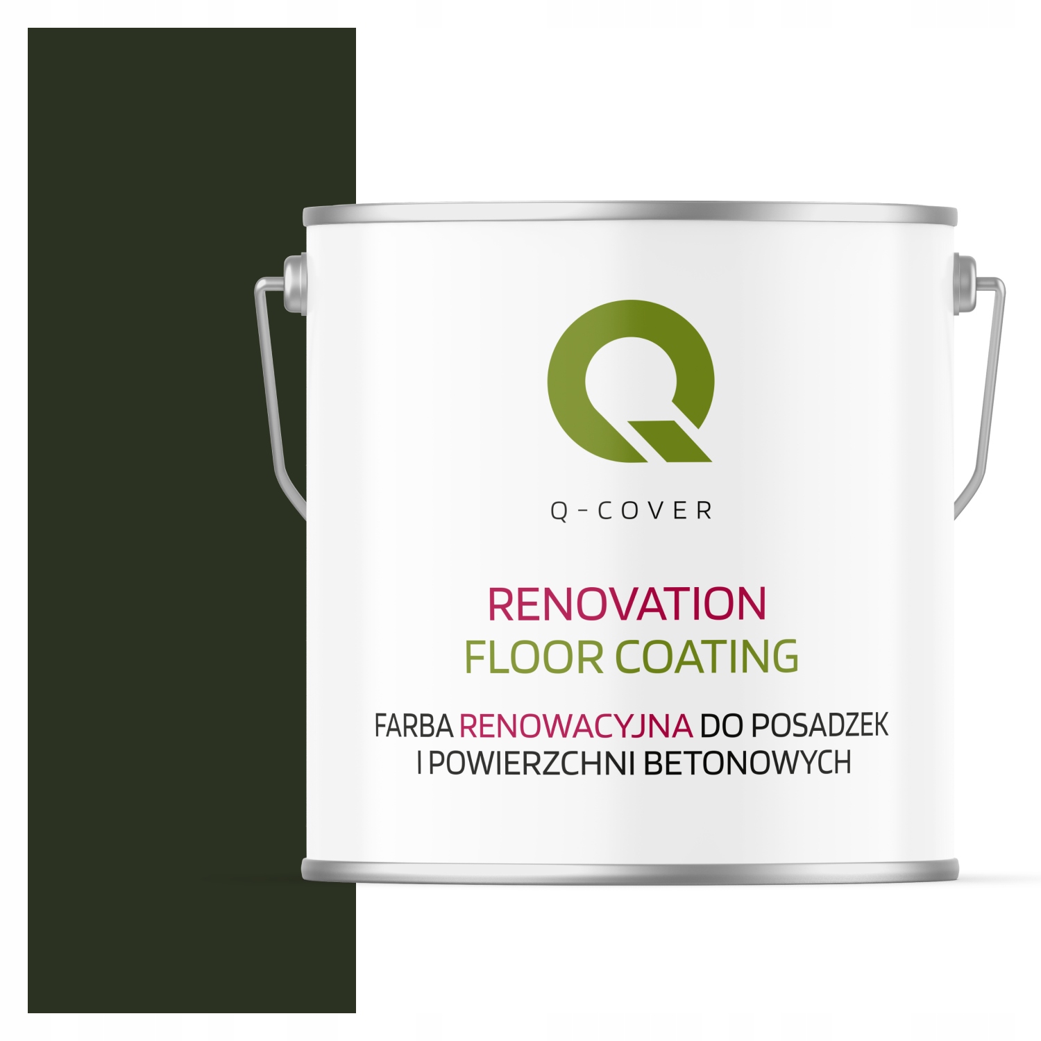 Barva Pro Renovaci Podlah Z Betonu Lahvově Zelená Barva Ral 6007 Lesk 5L