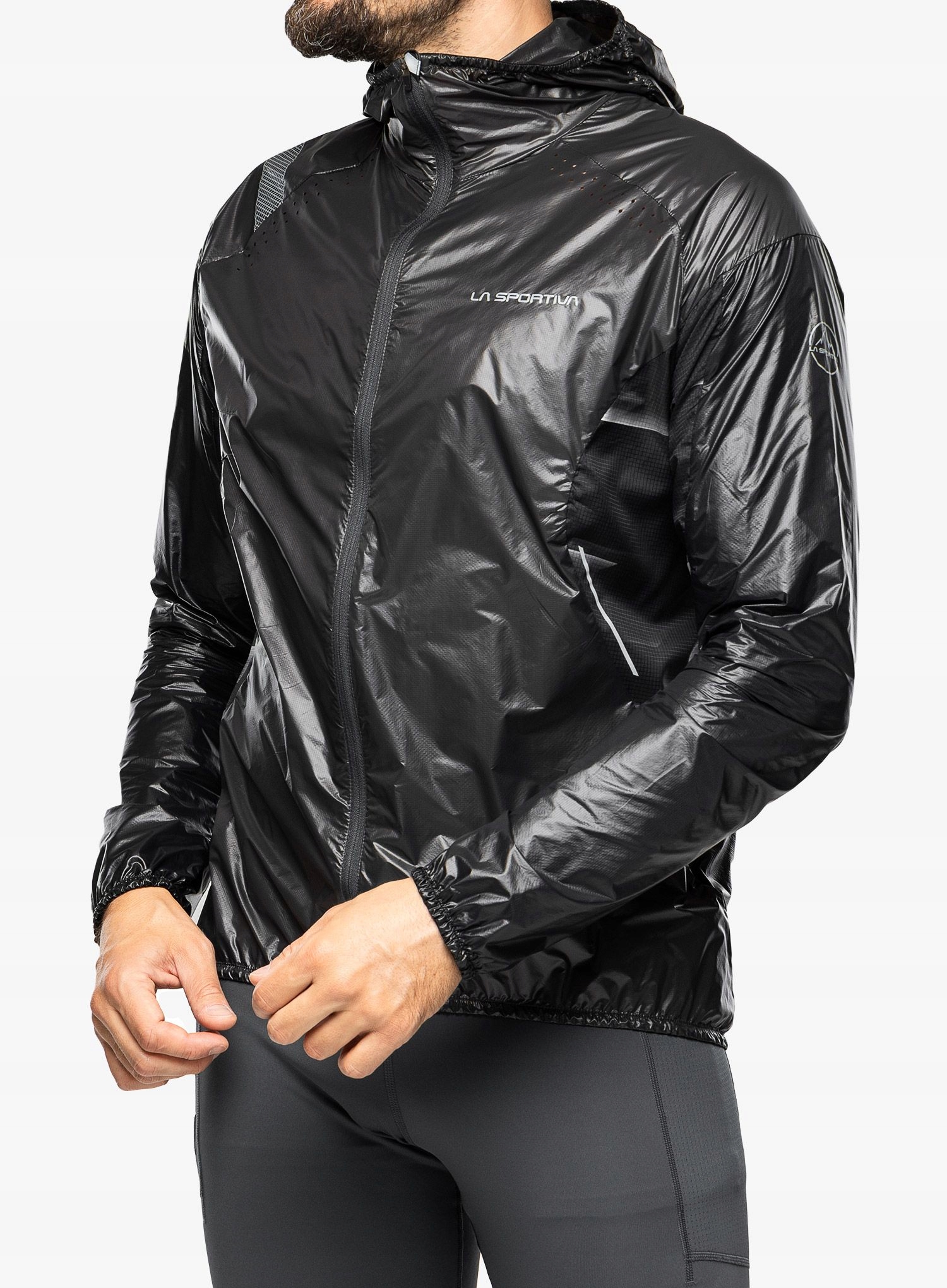 Kurtka do biegania La Sportiva Blizzard Windbreaker Jkt carbon/black M