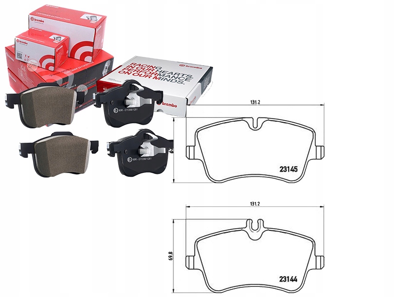 

Brembo Komplet Klocków Hamulcowych 34202620 542096
