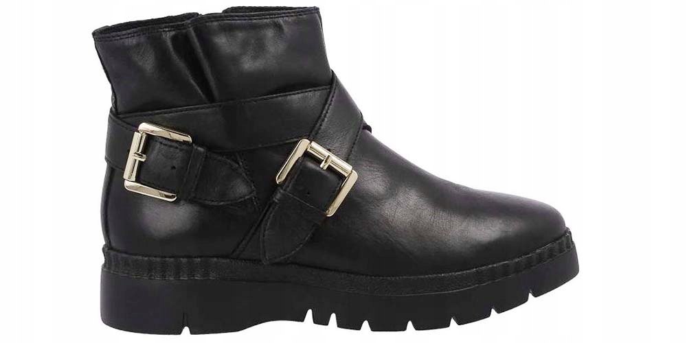 Geox D EMSLEY A Botki damskie czarne wodoodporne skorzane 36 15049733674 Allegro.pl