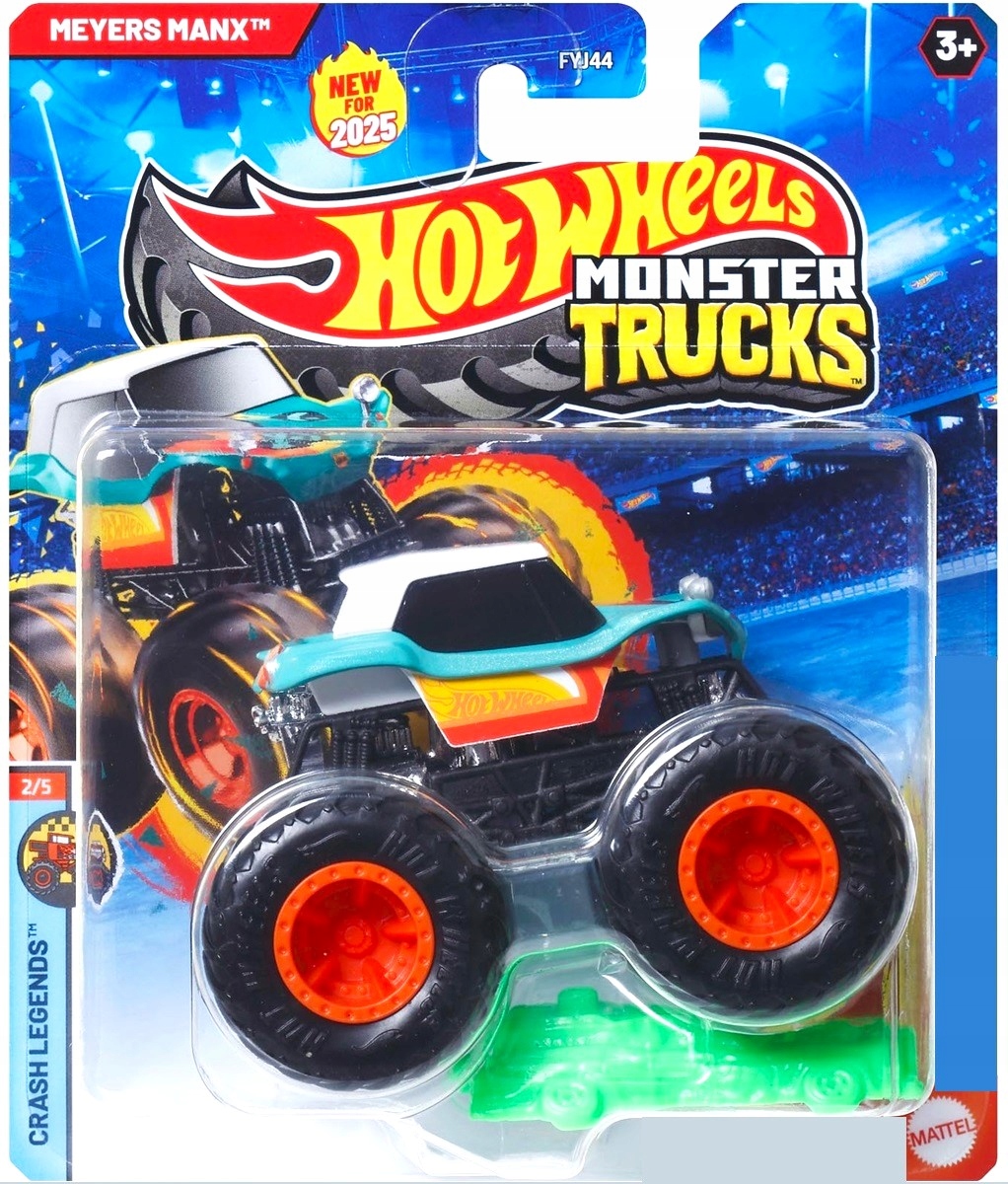 Meyers Manx Hot Wheels Samochodzik 1:64 Auta Monster Trucks Autko 9 cm