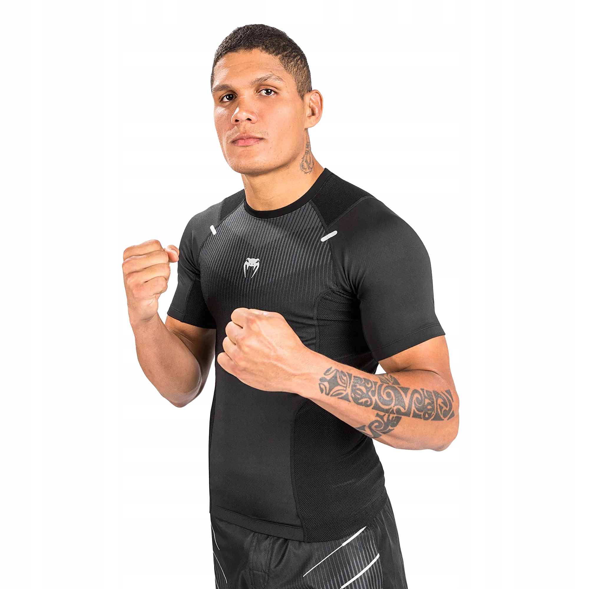 Rashguard męski Venum Biomecha black/grey S
