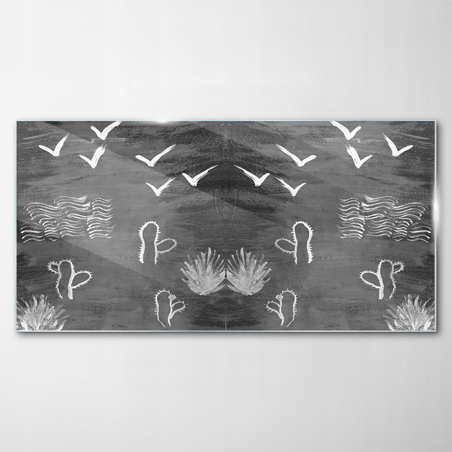 Tvrdený sklenený obraz Púšť Jazero 120x60